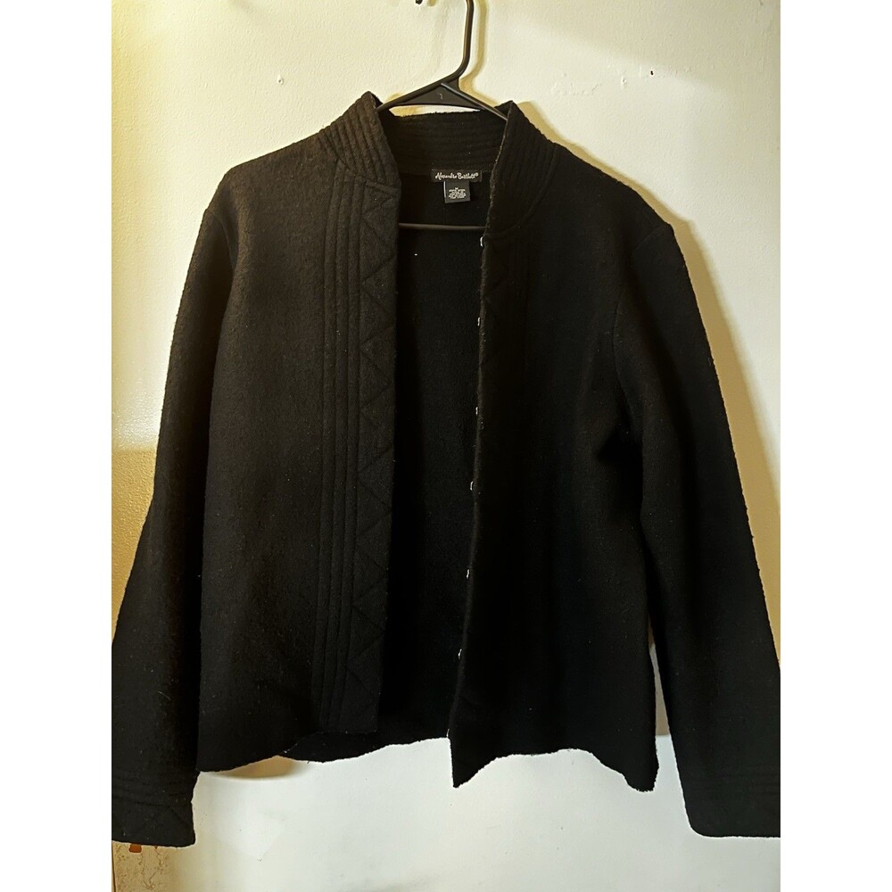 Alexandra Bartlett Women’s Black Wool Jacket Size Medium